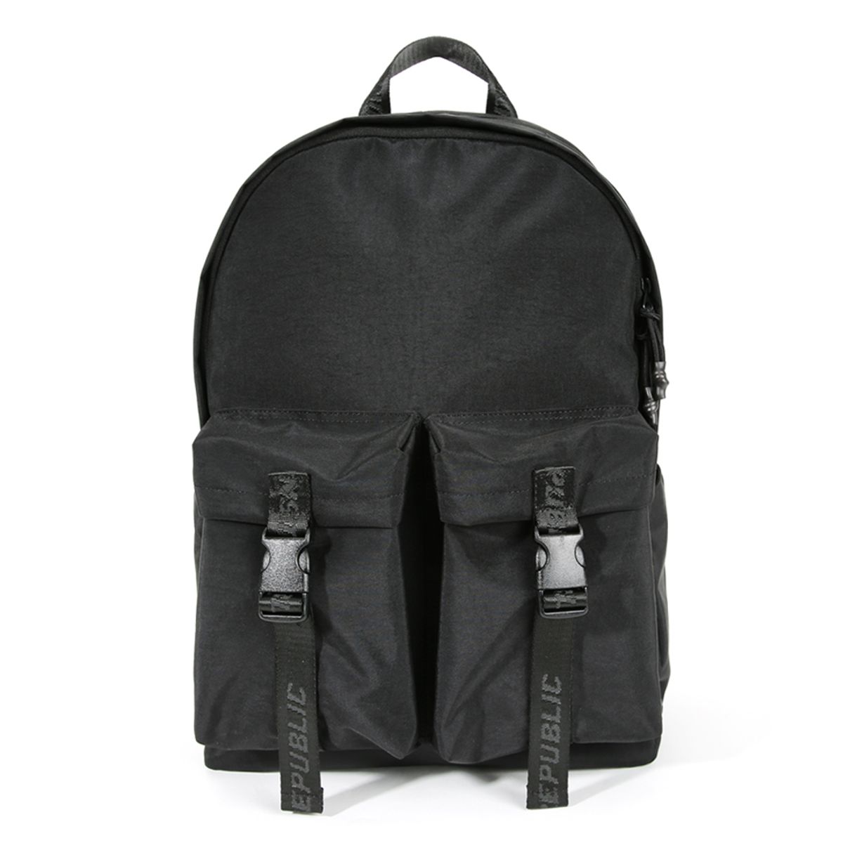 몬스터리퍼블릭(MONSTER REPUBLIC) HOVER TWO BUCKLE BACKPACK / BLACK