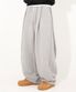 (여름원단추가) 투턱 와이드 롱 스웨트 팬츠 [그레이]