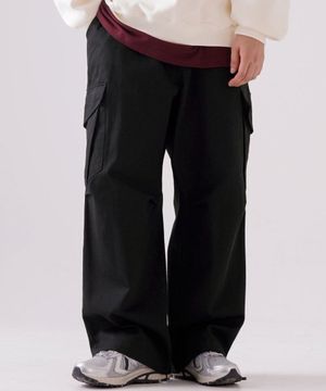 트래스틱 빅카고 팬츠 블랙 STLP3517