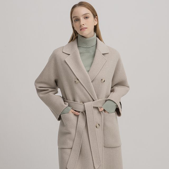 MUSINSA | ATELIER NAIN Wool Belted Handmade Long Coat S (R-CT-1310)