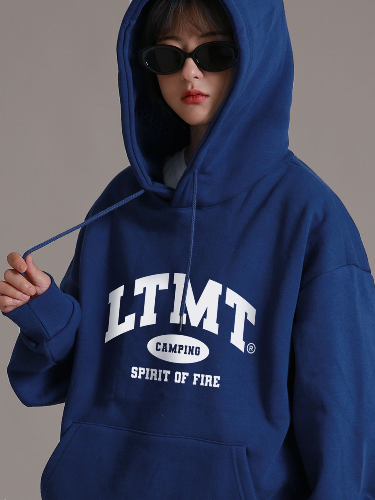 라이크더모스트(LIKE THE MOST) 소프트 LTMT 오버 후디 (블루)