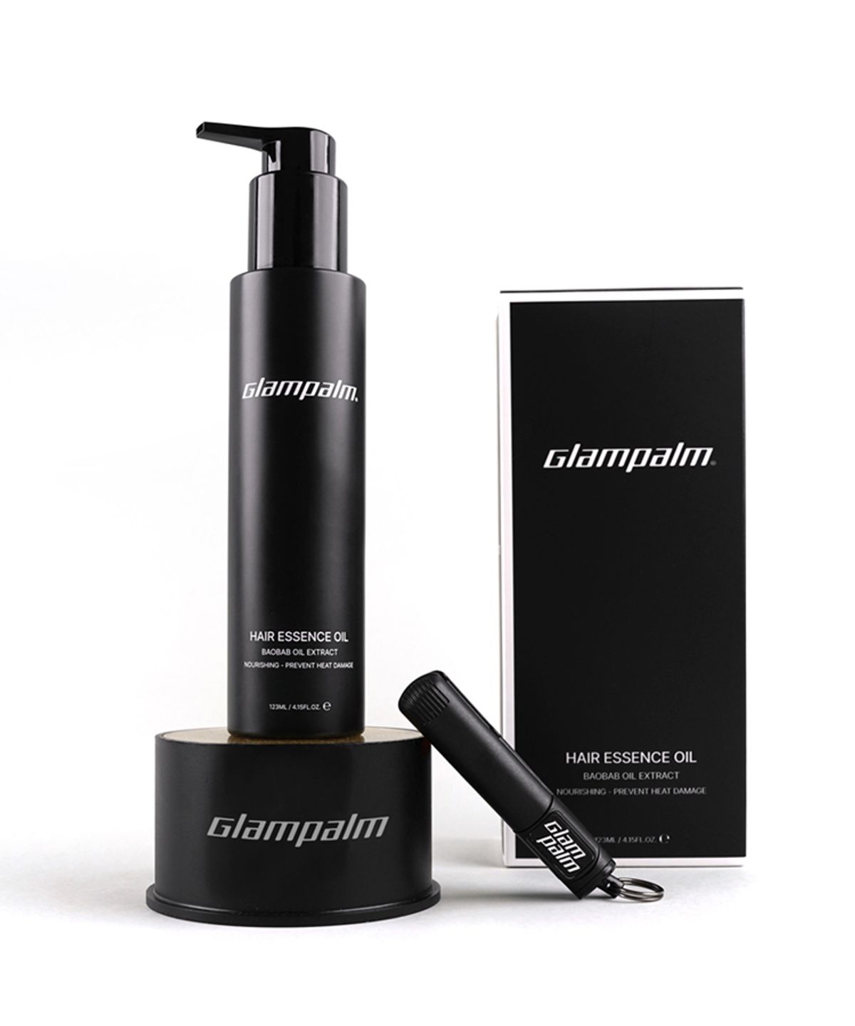 글램팜(GLAMPALM) 미용실 헤어에센스 열손상방지 바오밥 단백질 오일 123ml  손상모케어
