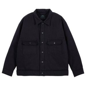 오버핏 트러커 자켓_블랙