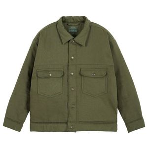 오버핏 트러커 자켓_카키