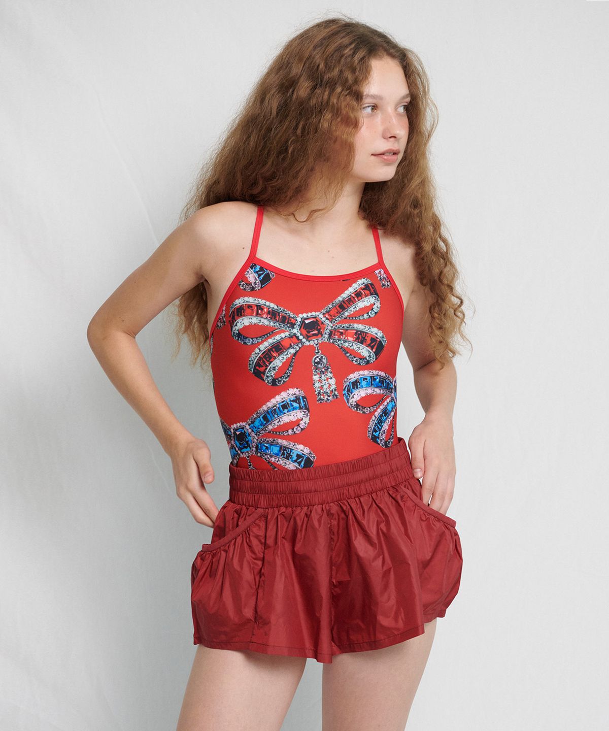 딜라잇풀(DELIGHTPOOL) Crispy Shorts - Red
