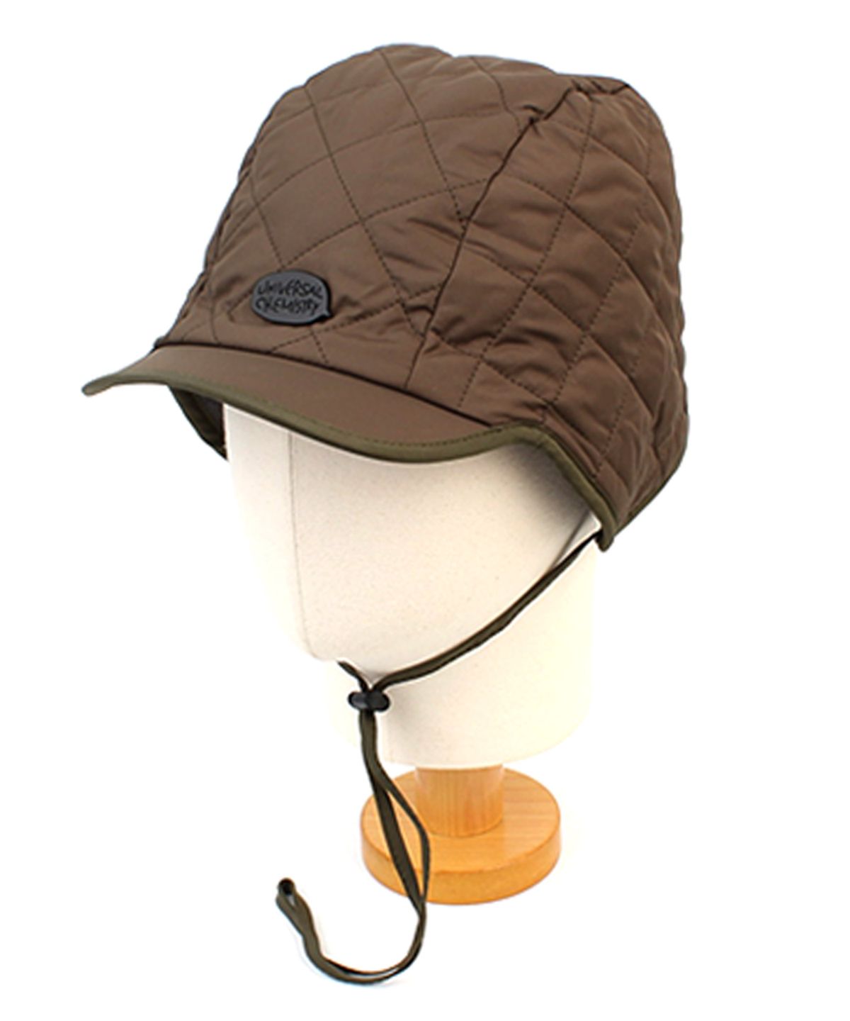 유니버셜 케미스트리(UNIVERSAL CHEMISTRY) Quilting Khaki Trooper Hat 귀달이모자