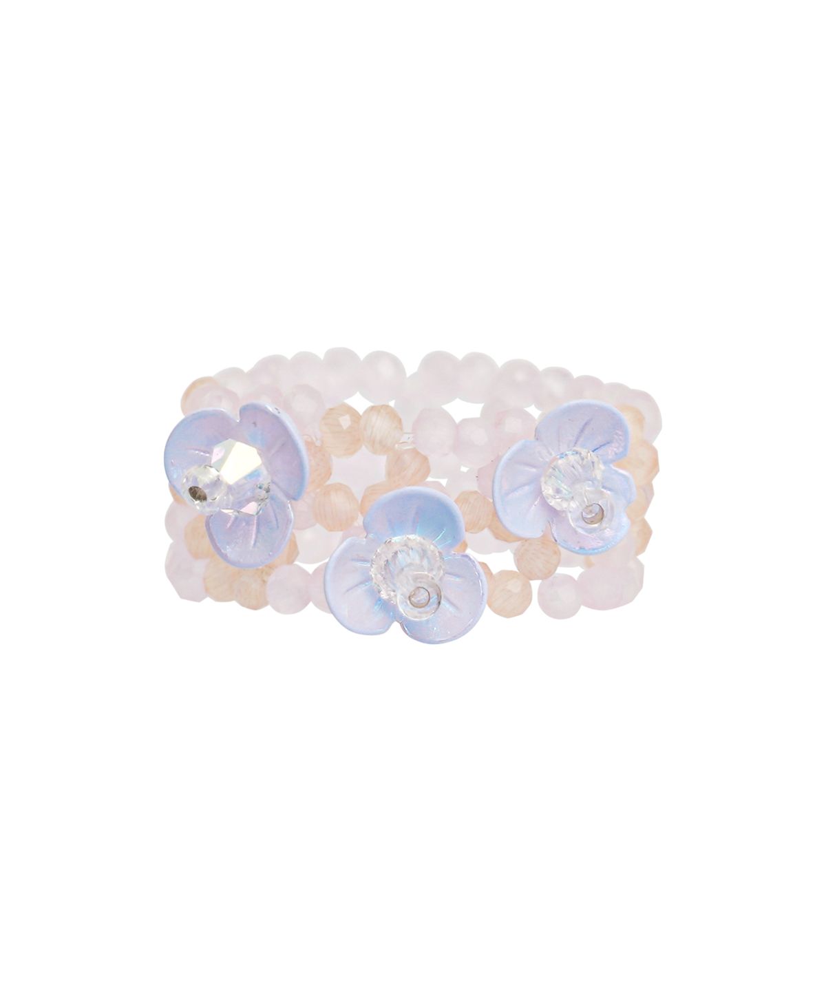 스윙셋(SWINGSET) Flower Topping Beads Ring (Lavender)