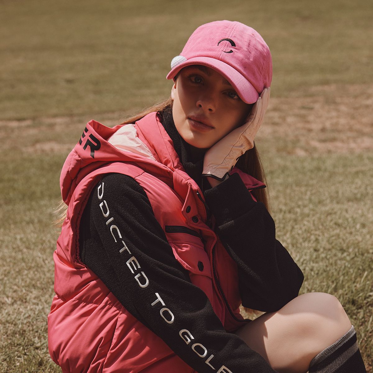 MUSINSA | CHALLENGER Common Basic Corduroy Ball Cap Hot Pink MUSINSA | CHALLENGER Common Basic Corduroy Ball Cap Hot Pink