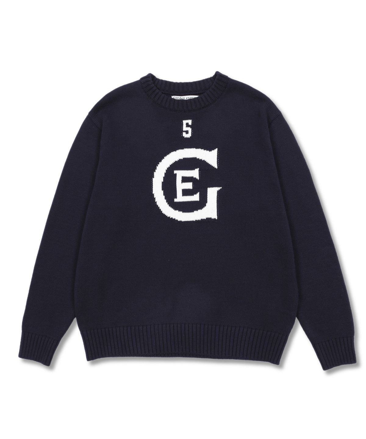 가든익스프레스(GARDEN EXPRESS) GE INTARSIA SWEATER (navy)