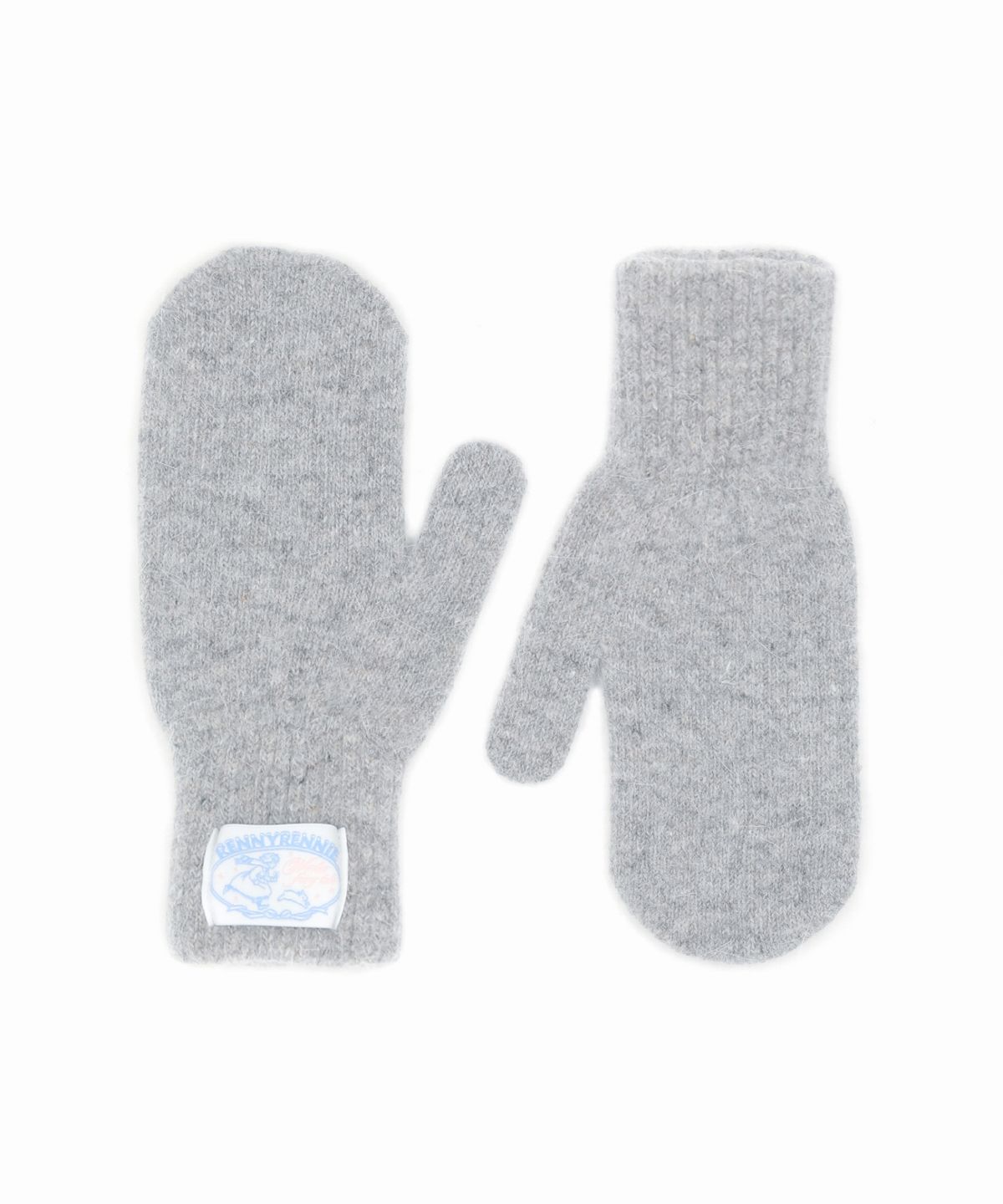 래니래니(RENNYRENNIE) ANGORA FLUFFY GLOVES [ GRAY ] - 앙고라 플러피 울 장갑 (G002GR)