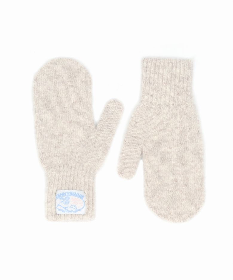 ANGORA FLUFFY GLOVES [ OAT ] - 앙고라 플러피 울 장갑 (G002OT)