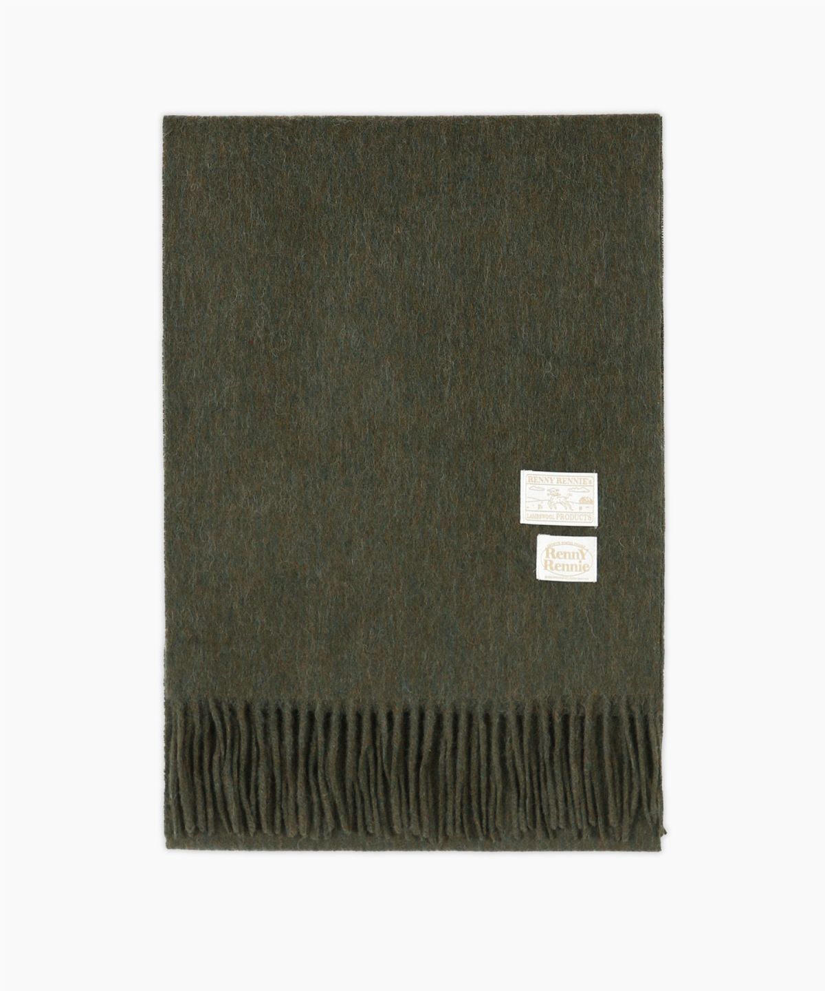 래니래니(RENNYRENNIE) PREMIUM PURE WOOL 100 MUFFLER [ FOREST ] - 프리미엄 울 100 머플러 (M001FR)