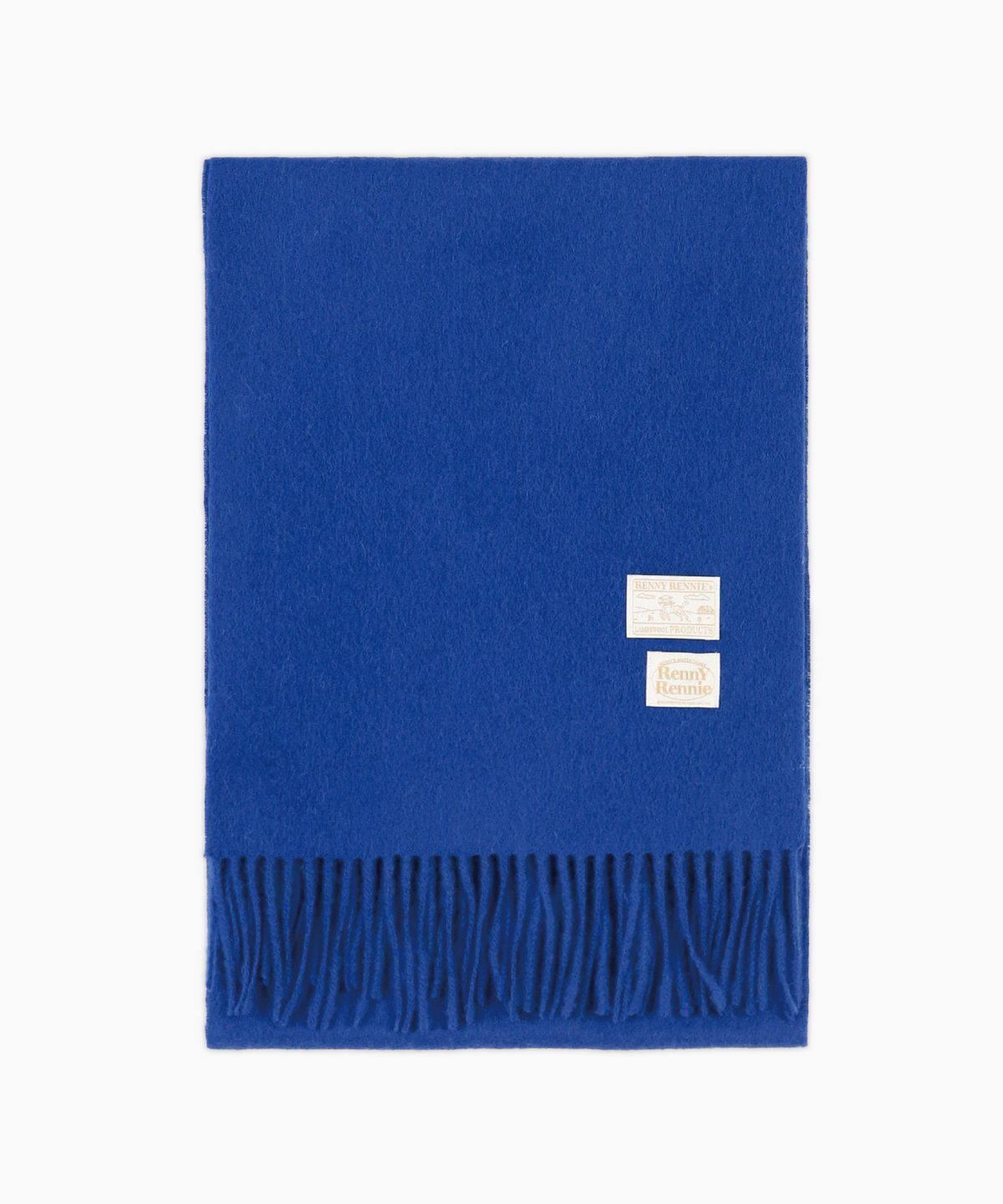 래니래니(RENNYRENNIE) PREMIUM PURE WOOL 100 MUFFLER [ ROYAL BLUE ] - 프리미엄 울 100 머플러 (M001RB)