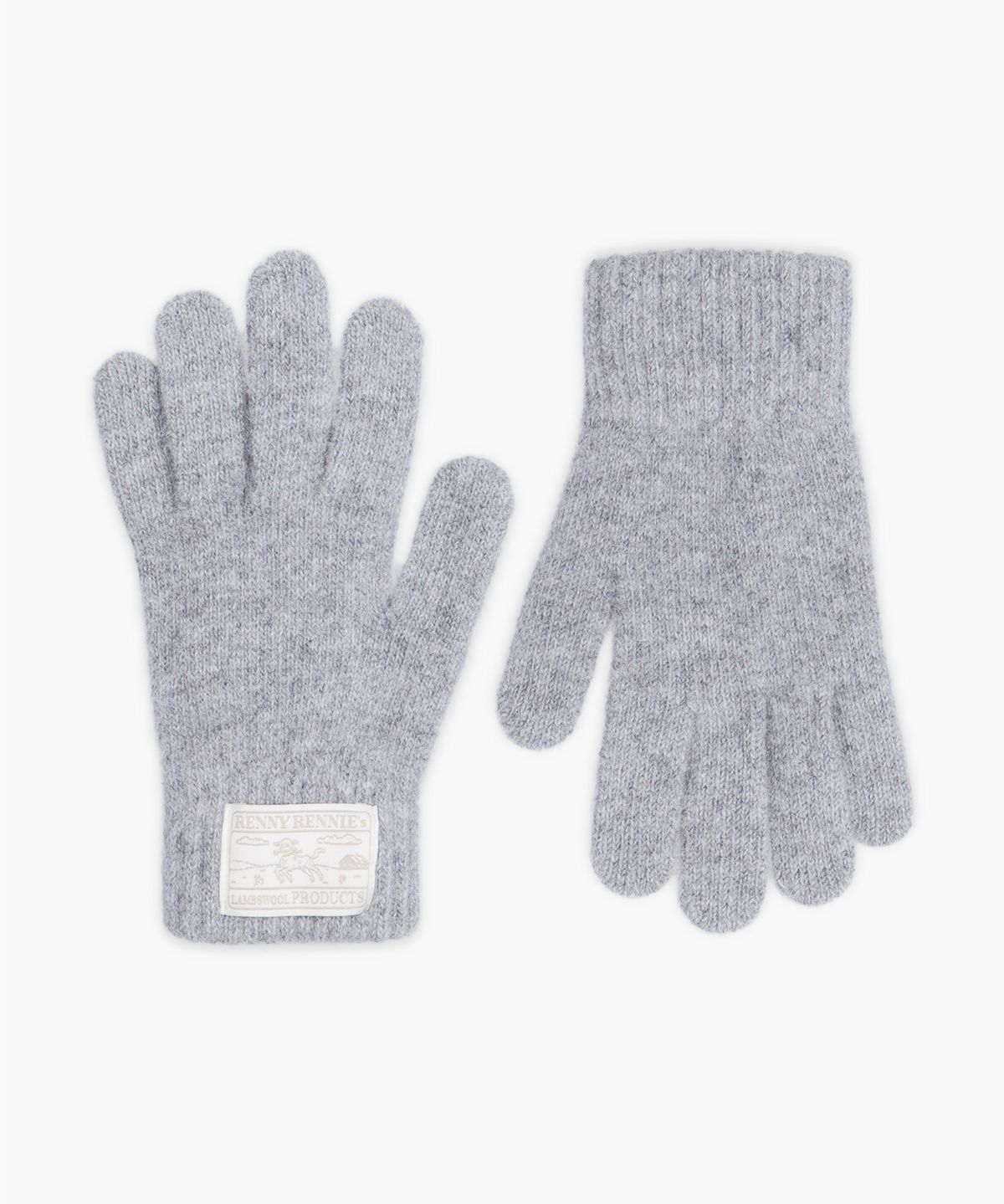 래니래니(RENNYRENNIE) RENNY WOOL GLOVES [ GRAY ] - RENNY 울 장갑 (G001GR)