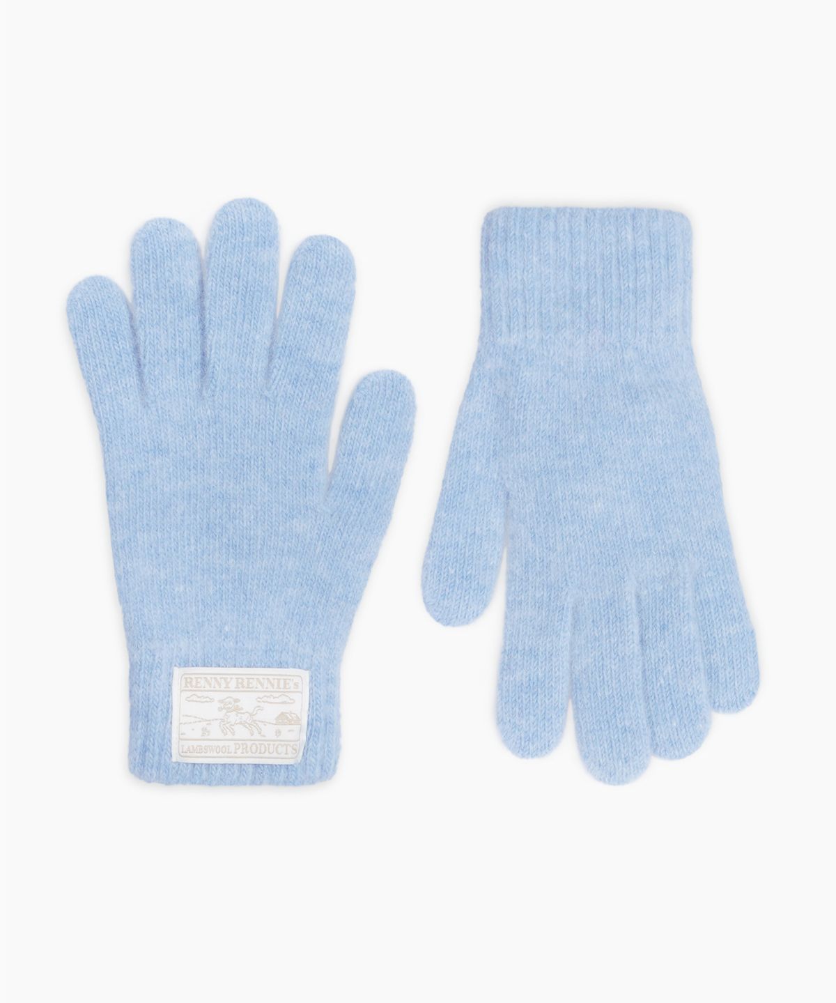 래니래니(RENNYRENNIE) RENNY WOOL GLOVES [ SKY BLUE ] - RENNY 울 장갑 (G001SB)