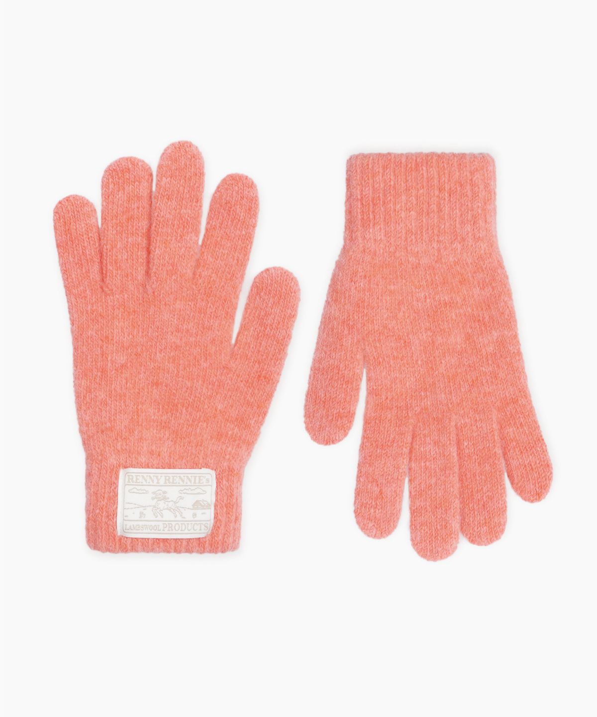 래니래니(RENNYRENNIE) RENNY WOOL GLOVES [ TANGERINE ] - RENNY 울 장갑 (G001TR)