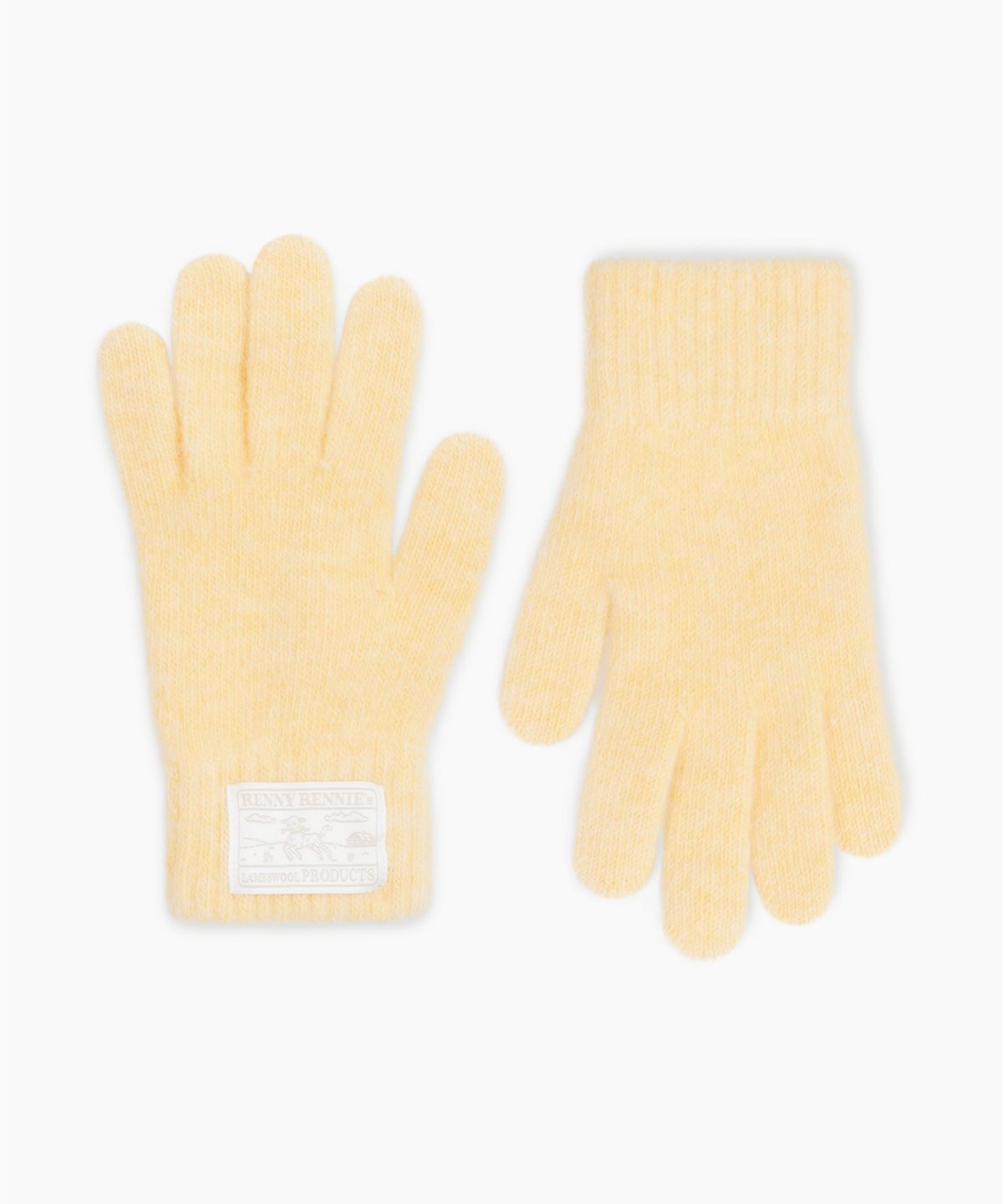 래니래니(RENNYRENNIE) RENNY WOOL GLOVES [ LEMON ] - RENNY 울 장갑 (G001LM)