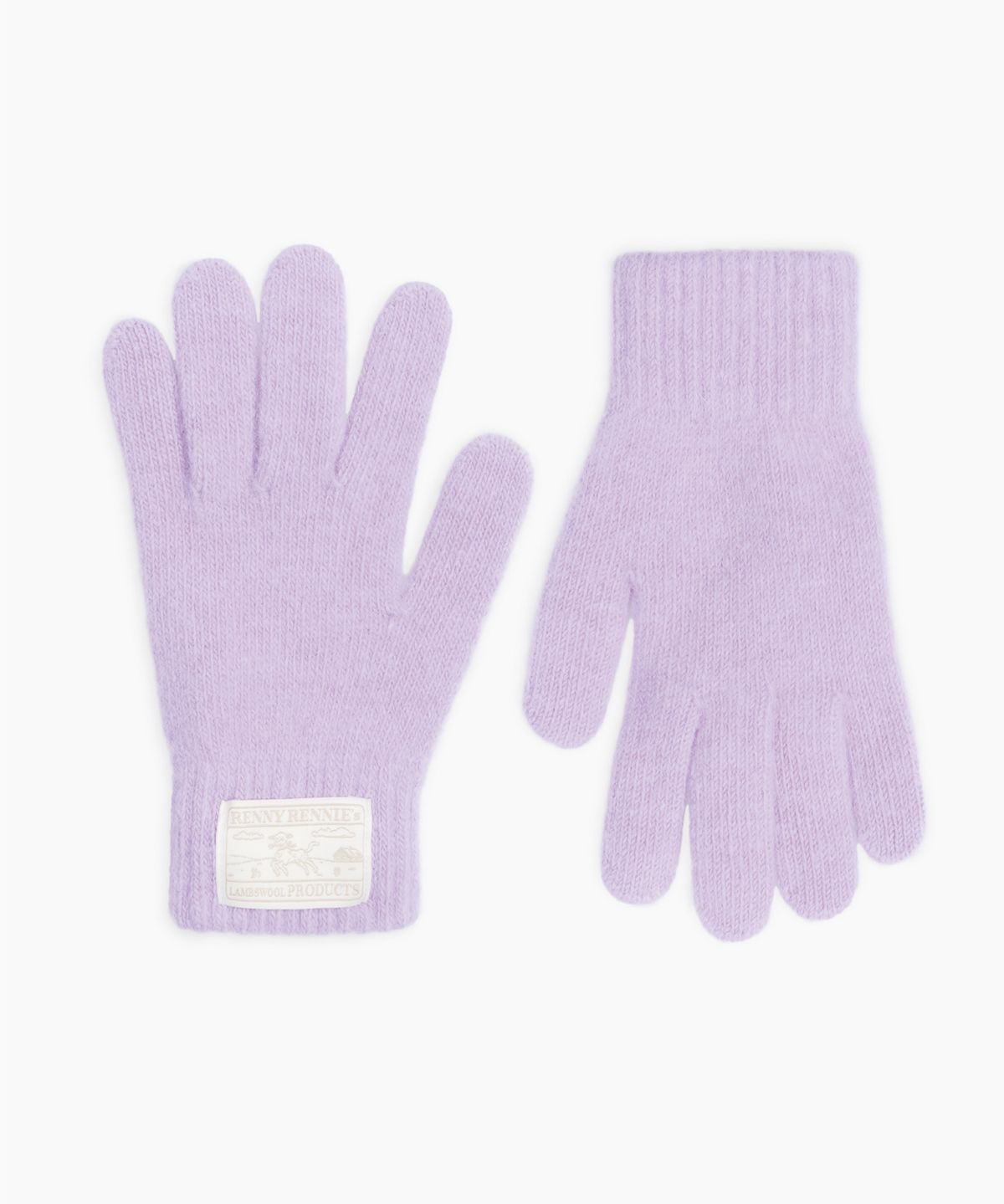 래니래니(RENNYRENNIE) RENNY WOOL GLOVES [ LILAC ] - RENNY 울 장갑 (G001LL)