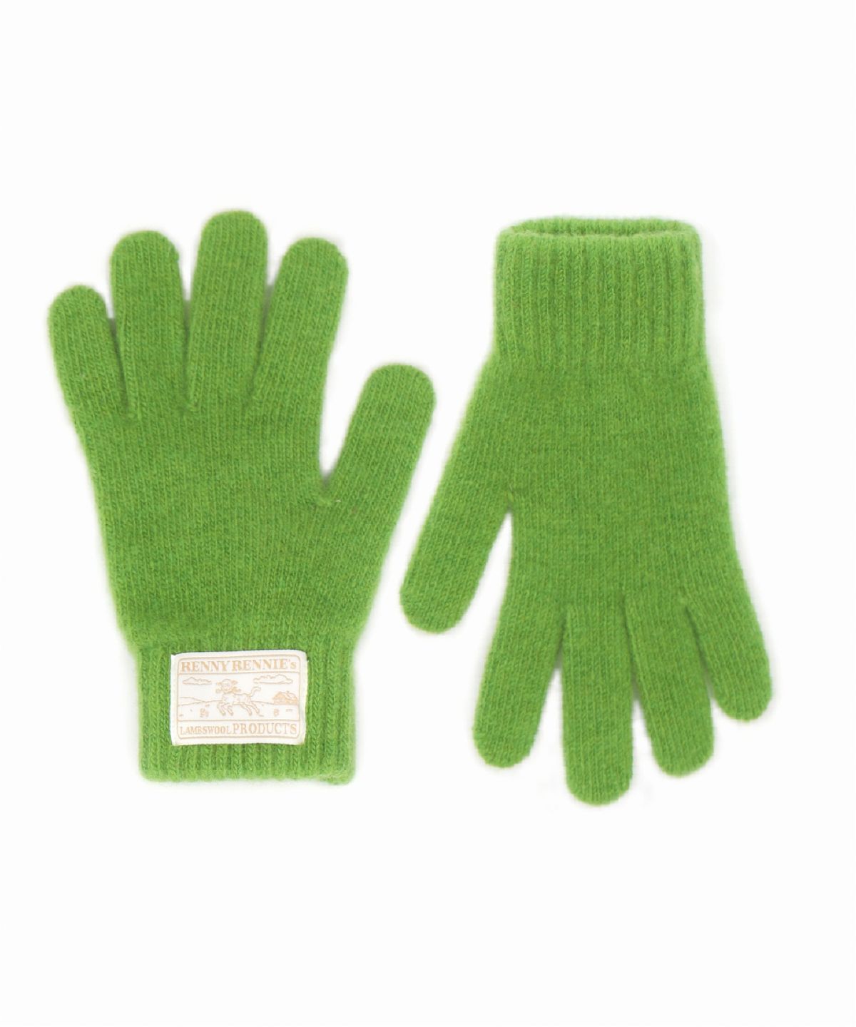 래니래니(RENNYRENNIE) RENNY WOOL GLOVES [ GRASS GREEN ] - RENNY 울 장갑 (G001GG)