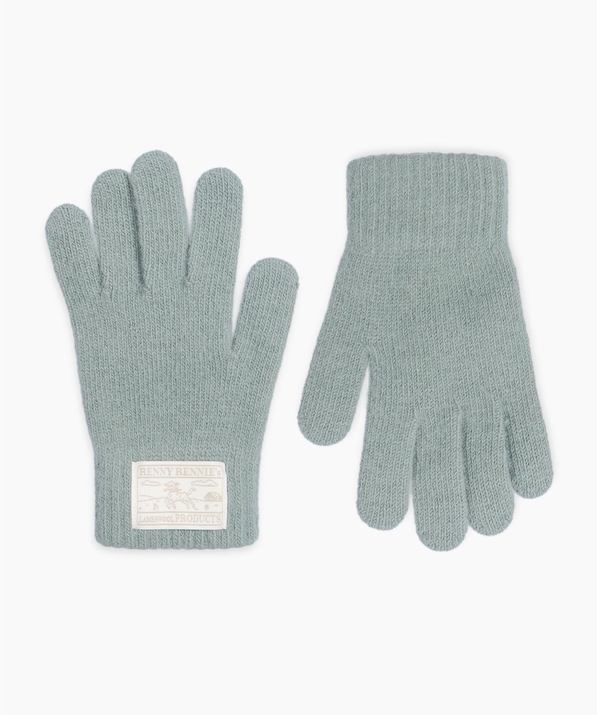 래니래니(RENNYRENNIE) RENNY WOOL GLOVES [ DUSTY GREEN ] - RENNY 울 장갑 (G001DG)