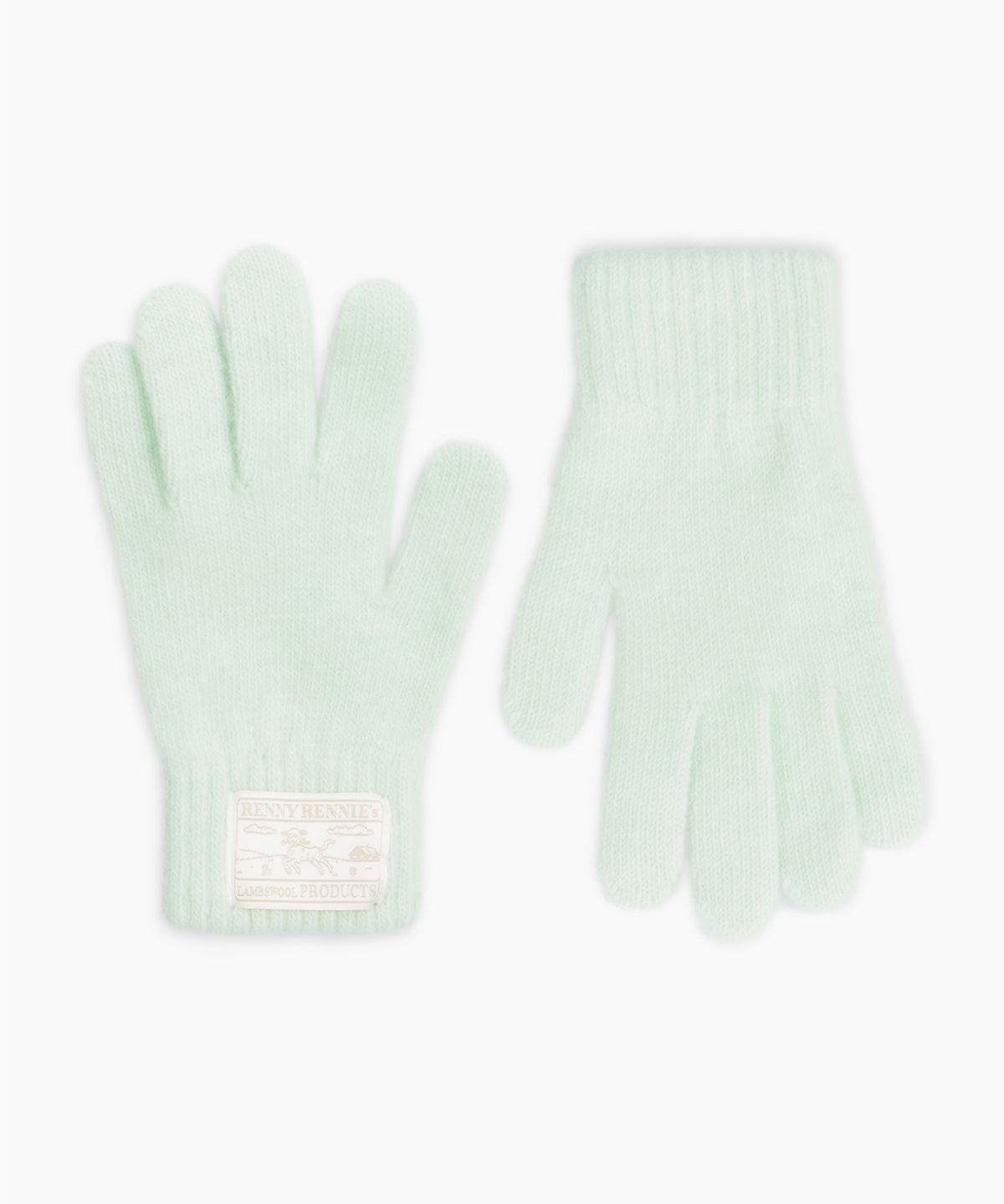 래니래니(RENNYRENNIE) RENNY WOOL GLOVES [ MINT ] - RENNY 울 장갑 (G001MT)