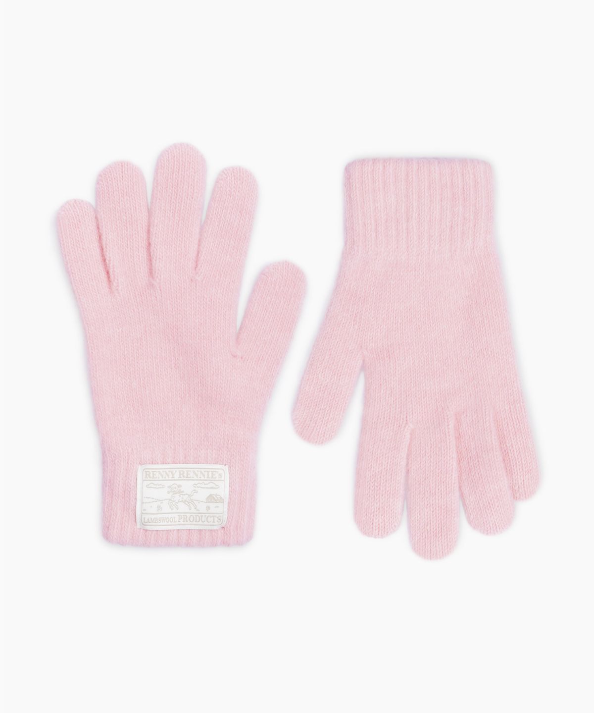 래니래니(RENNYRENNIE) RENNY WOOL GLOVES [ BABY PINK ] - RENNY 울 장갑 (G001BP)