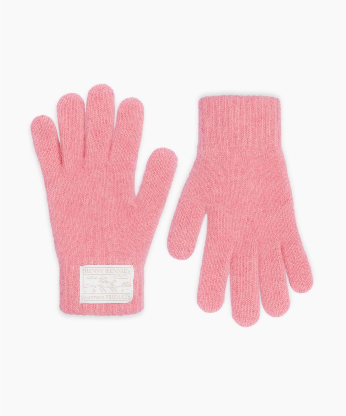 래니래니(RENNYRENNIE) RENNY WOOL GLOVES [ CORAL PINK ] - RENNY 울 장갑 (G001LP)