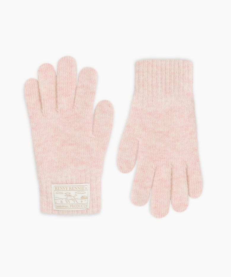 RENNY WOOL GLOVES [ CREAM PINK ] - RENNY 울 장갑 (G001CP)