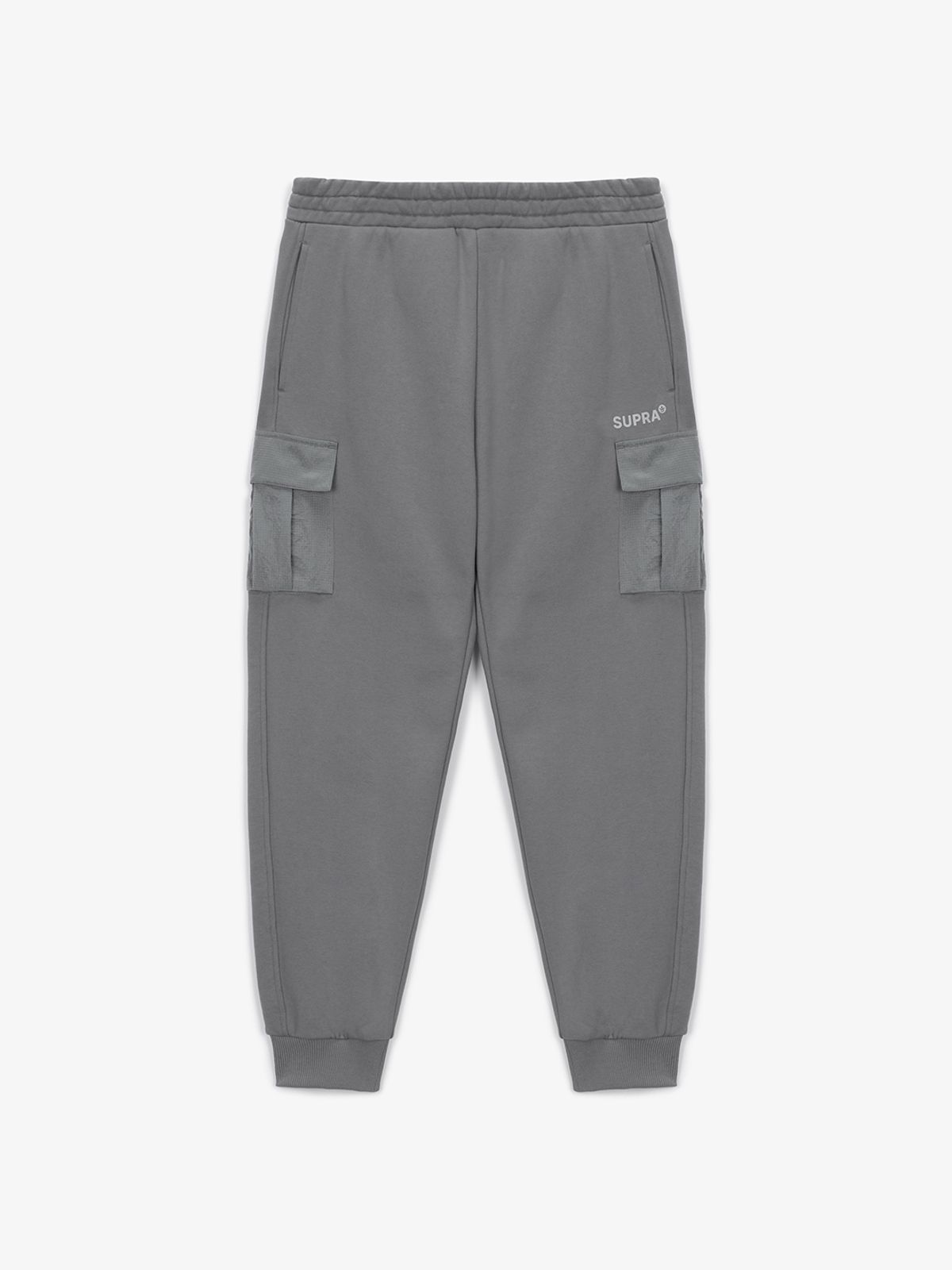 수프라(SUPRA) 아웃도어 우븐 패치 조거 팬츠(GREY)