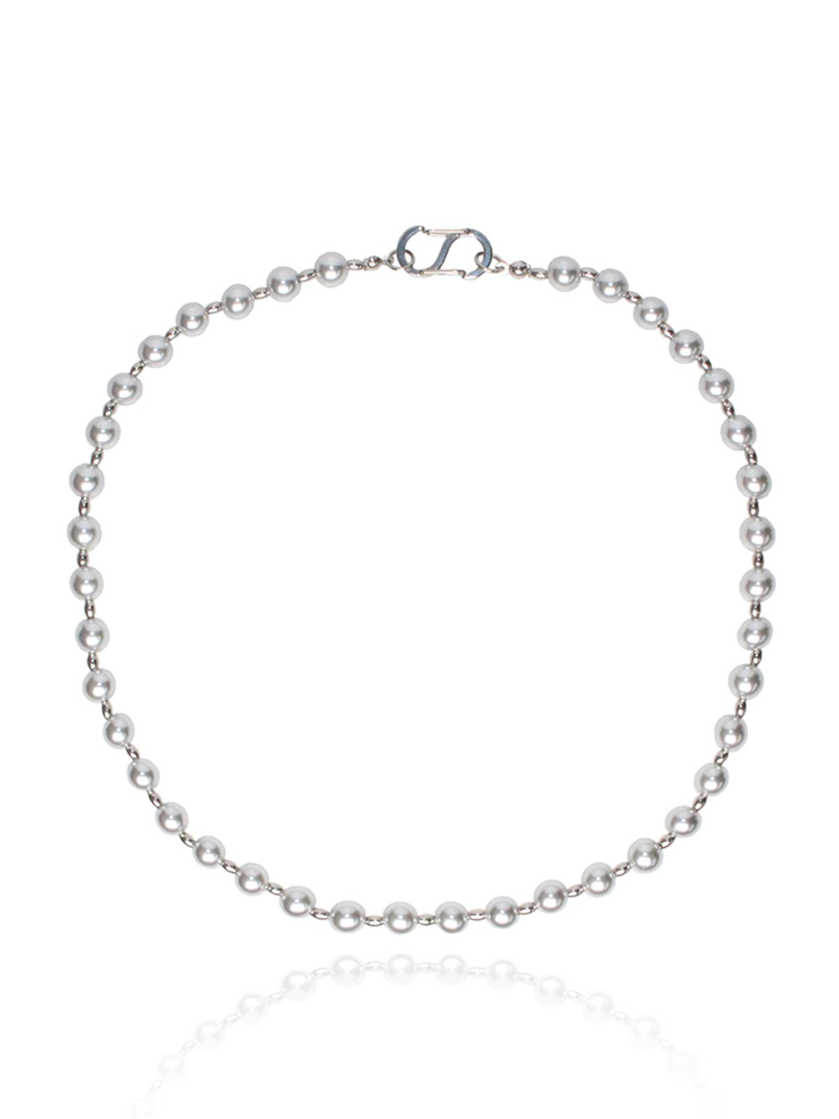 비엔베투(Bien Vetu) 24 F/W - S Link Grey Pearl Necklace