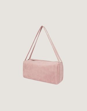 스웨이드 숄더 백(핑크)