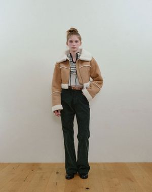 코듀로이 부츠 컷 팬츠(그린)