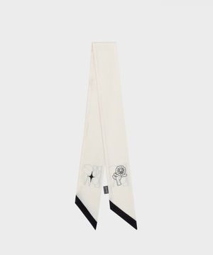 [리끌로우X아트놈] RC ART SHINE 롱스카프 WHITE