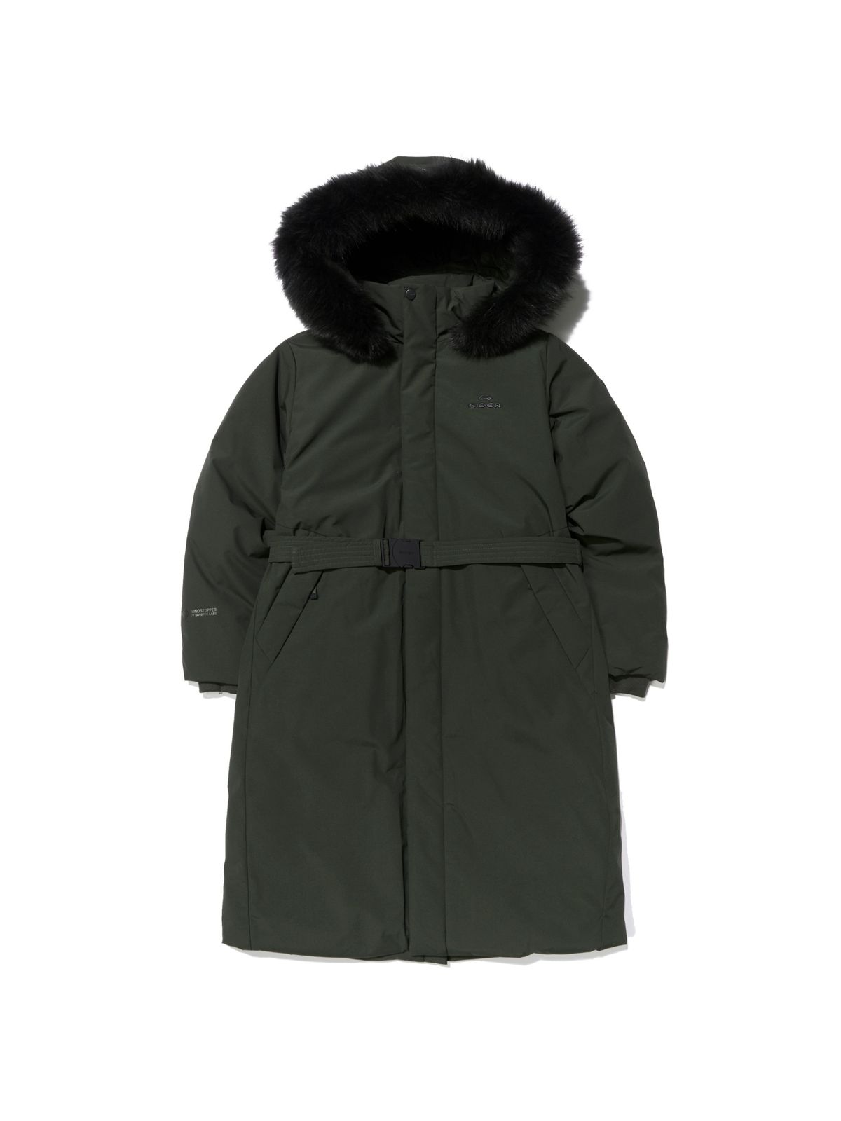 아이더(EIDER) La Reine (라 헨느) 여성 윈드스토퍼 롱다운 자켓 _Moss