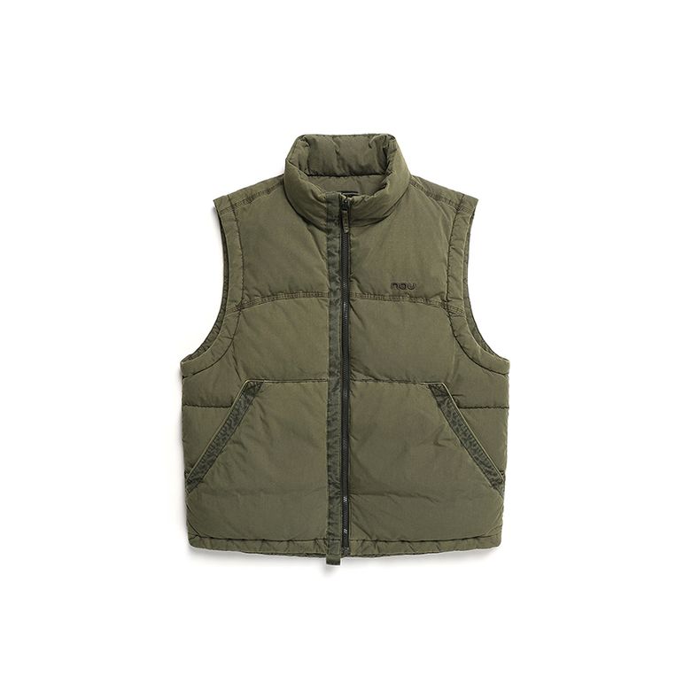 가먼트다잉 다운 베스트 2 Khaki