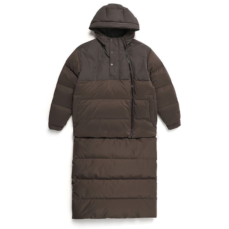 포틀랜드 캠핑 롱 다운 Dark Gray