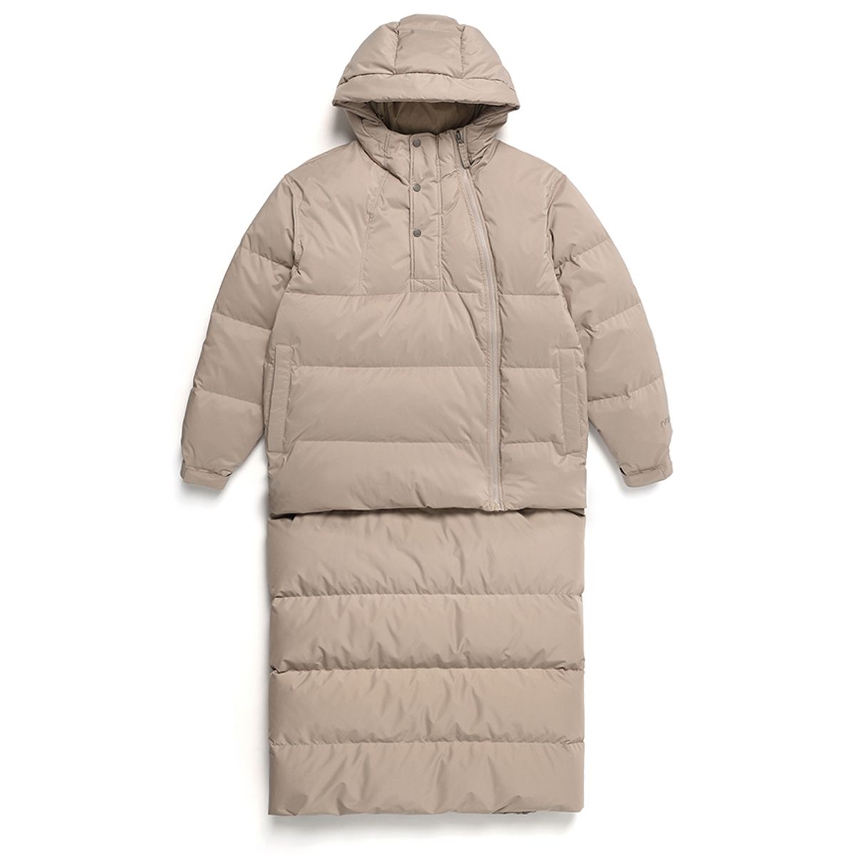 나우(nau) 포틀랜드 캠핑 롱 다운 Beige