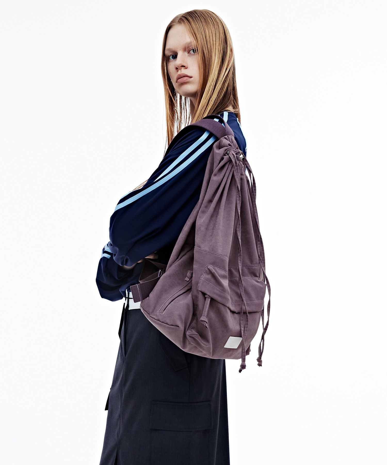 MUSINSA公式 | fennec VINTAGE DRAWSTRING BACKPACK - PURPLE