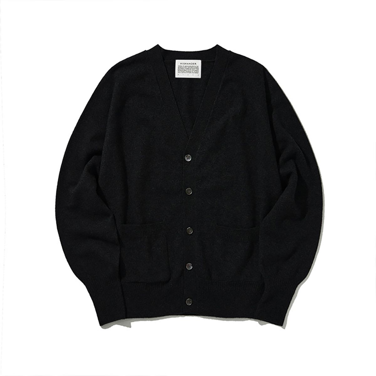 히즈핸더(HISHANDER) WHOLEGARMENT CARDIGAN 03 [Black]