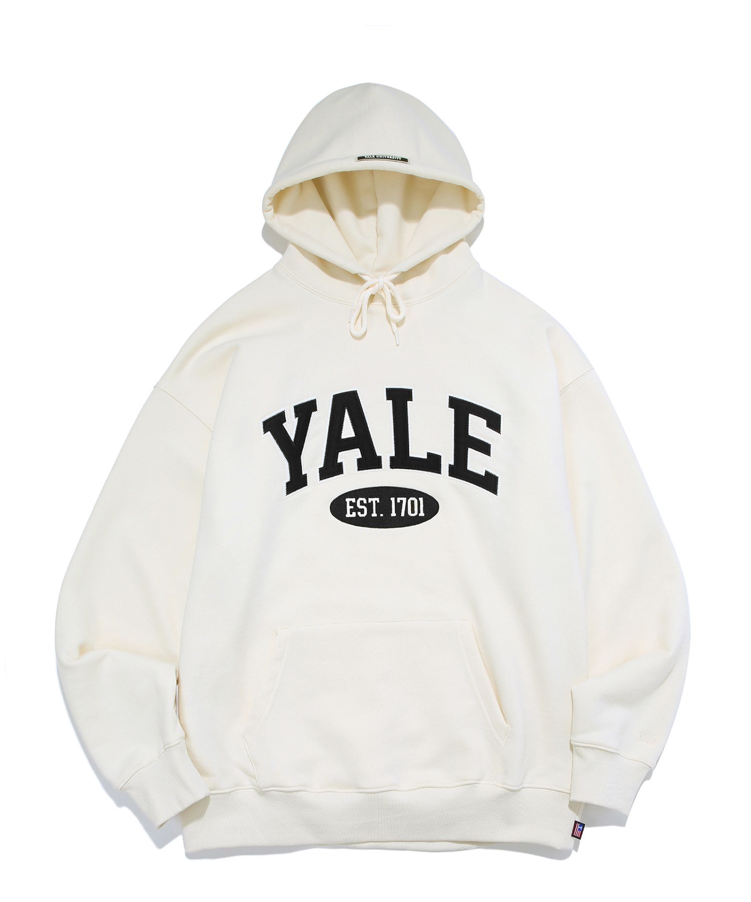 【YALE】★送料・関税込★2 TONE ARCH HOODIE 7色 MUSINSA公式 | YALE 2 TONE ARCH HOODIE NAVY