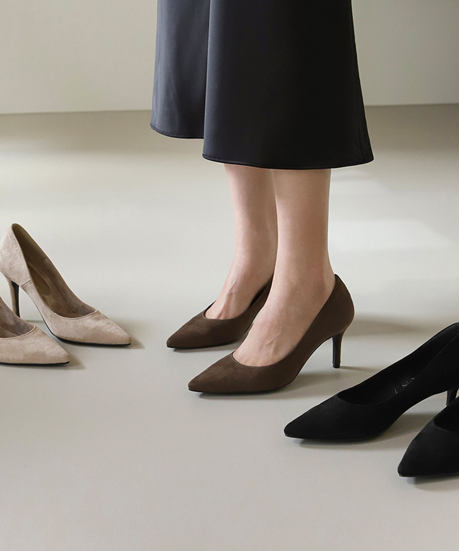 MUSINSA SAPPUN Seina Fleece inside Stiletto heels (5/7/9cm)