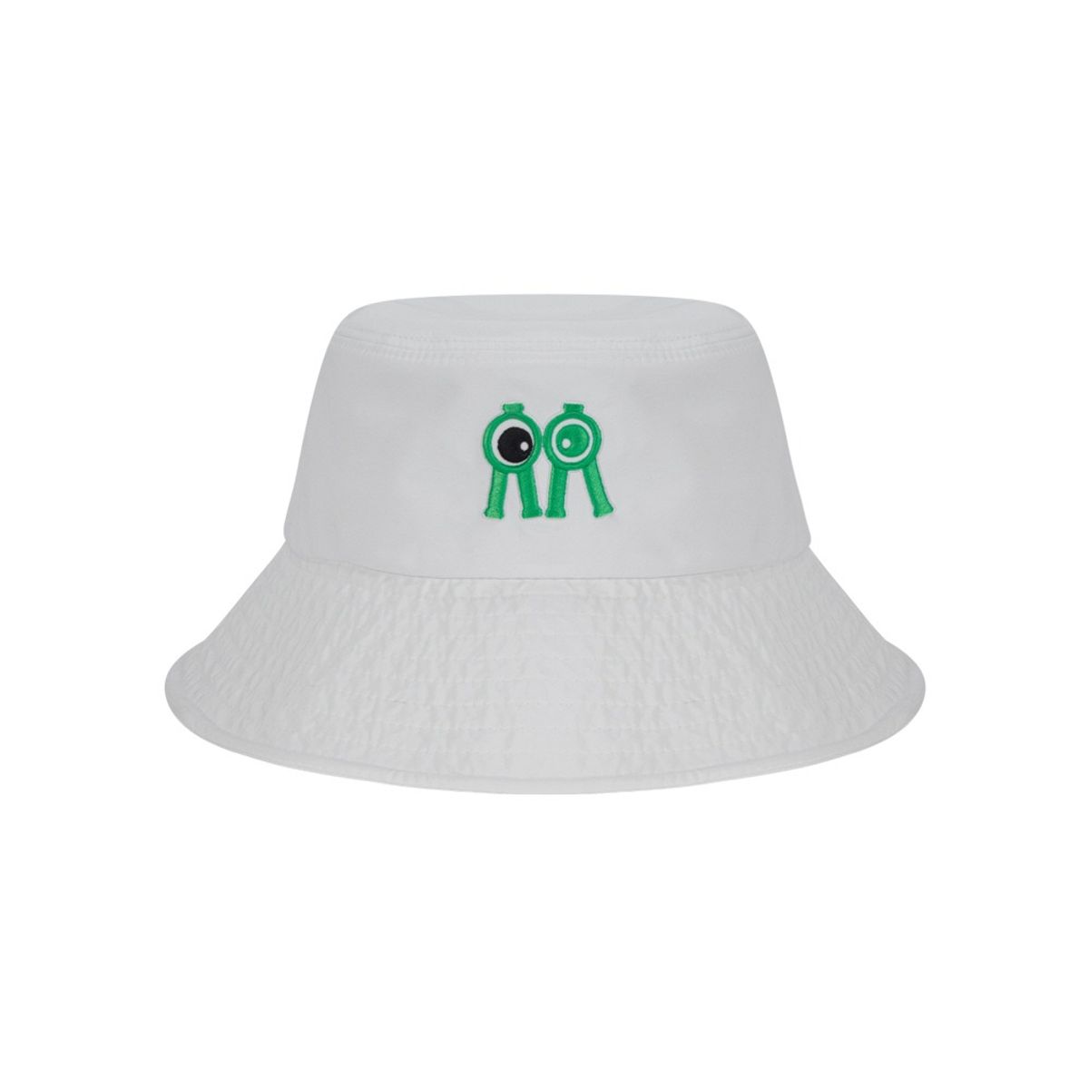 롤링롤라이(ROLLINGROLLEYE) 버킷햇 화이트 그린블랙아이 Bucket Hat White Green Black Eye