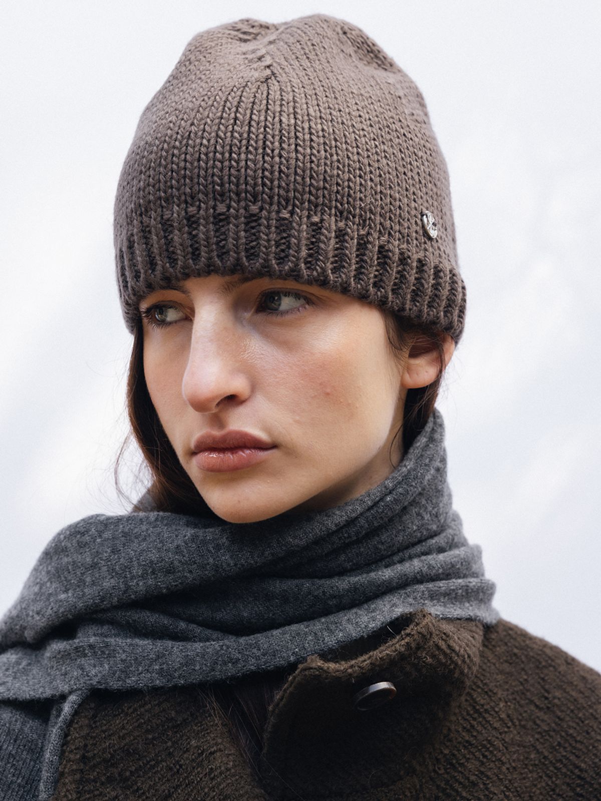 레이스(RRACE) Wool Beanie_Brown