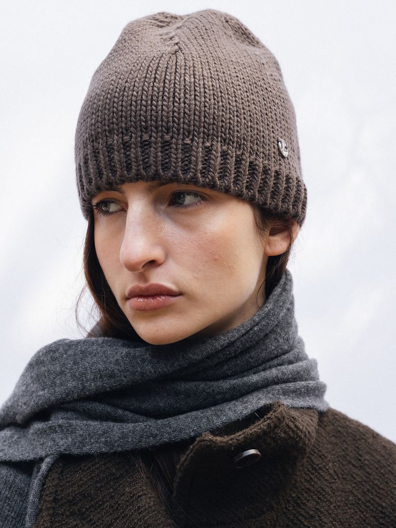 Wool Beanie_Brown