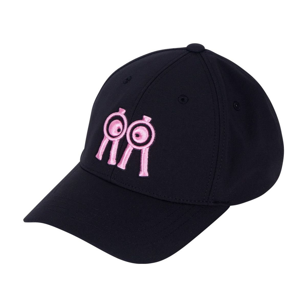 롤링롤라이(ROLLINGROLLEYE) 볼캡 블랙 핑크로고 Ball Cap Black Pink Logo