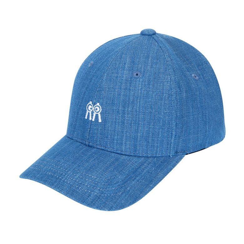 데님 볼캡 화이트로고 Denim Ball Cap White Logo