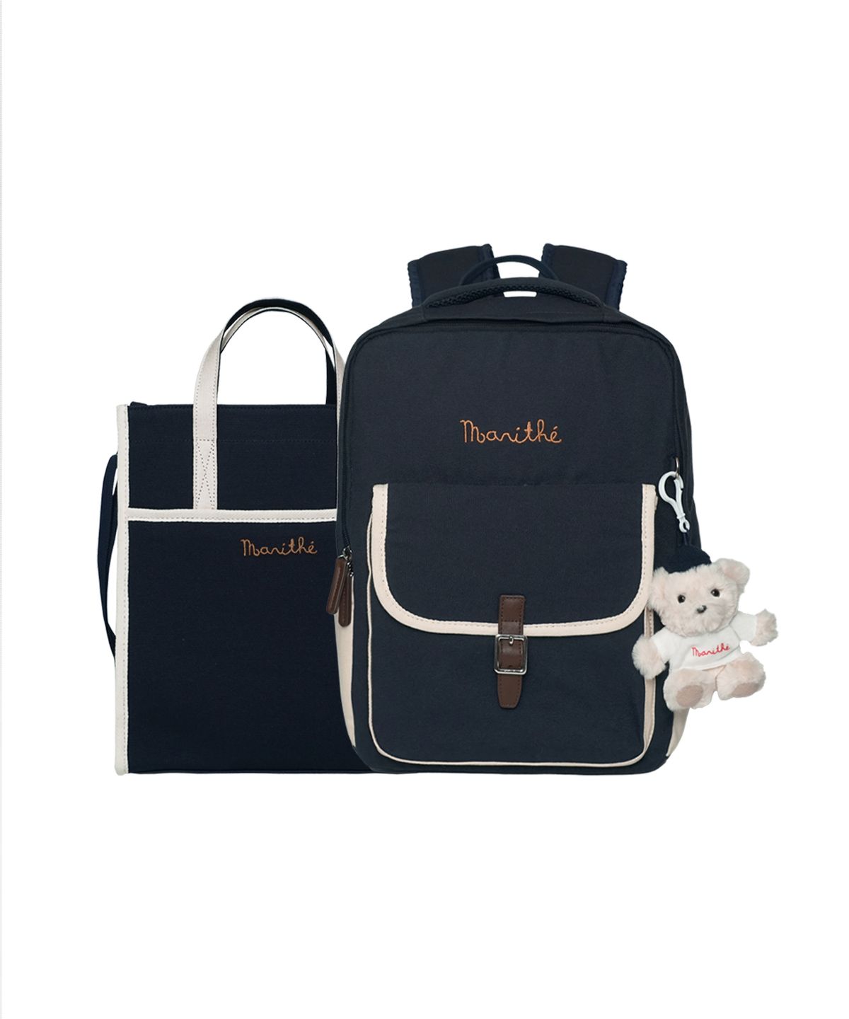 마리떼 키즈(MARITHÉ KIDS) ENFANT OXFORD BACKPACK navy