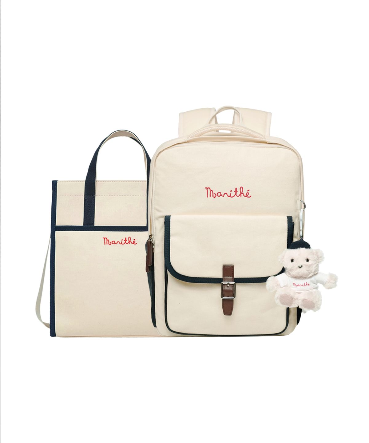 마리떼 키즈(MARITHÉ KIDS) ENFANT OXFORD BACKPACK ivory