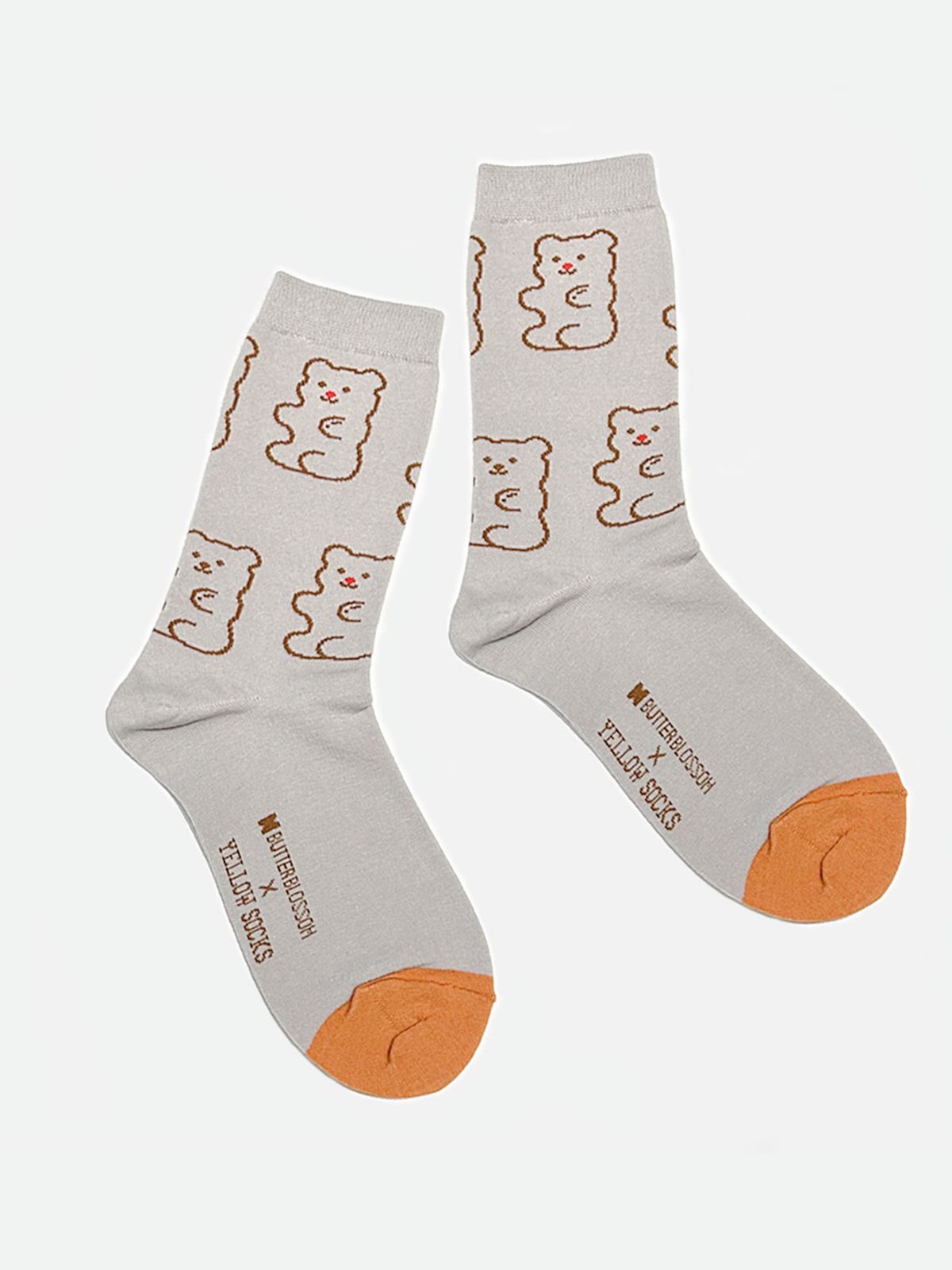 옐로우삭스(YELLOWSOCKS) [옐로우삭스 X 버터블라썸] 그레이
