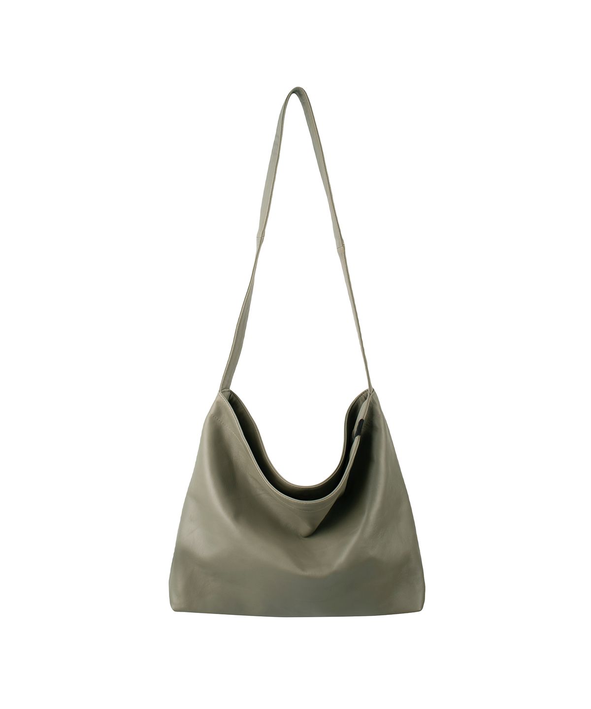 에이제로(AZERO) Soft Hobo Bag (Khaki Gray)